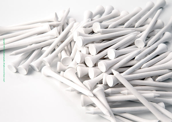 White Golf Tees